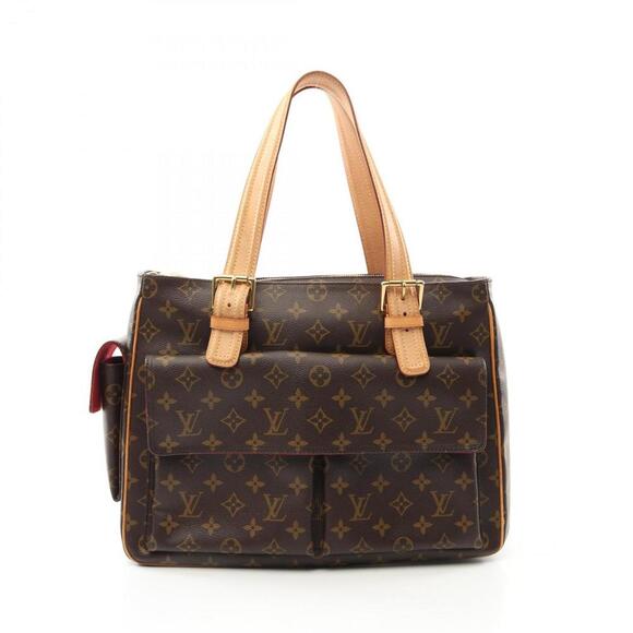 LOUIS VUITTON Brown Monogram Leather Bag - Picture 1 of 9